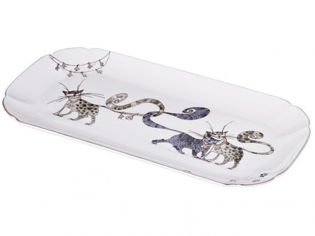 Блюдо lefard "котики" 28*14,5 см Lefard (264-869) Блюдо lefard "котики" 28*14,5 см Lefard (264-869)