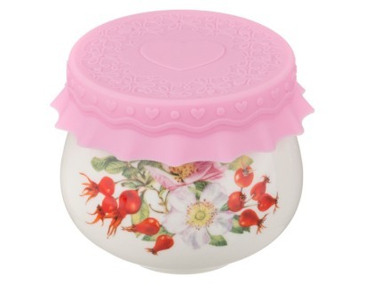 Баночка с силиконовой крышкой lefard "шиповник" 180 мл Lefard (359-314) Баночка с силиконовой крышкой lefard "шиповник" 180 мл Lefard (359-314)